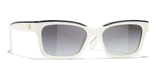 CHANEL CH 5417 women White Visor Sunglasses