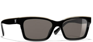 CHANEL CH 5417 women Black Square Sunglasses