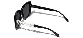 CHANEL CH 5422B women Black Visor Sunglasses