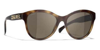 CHANEL CH 5458 women Havana Butterfly Sunglasses