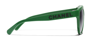 CHANEL CH 5458 women Green Butterfly Sunglasses