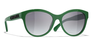 CHANEL CH 5458 women Green Butterfly Sunglasses