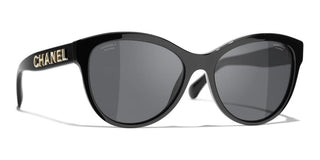 CHANEL CH 5458 women Black Butterfly Sunglasses