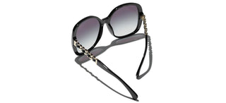 CHANEL CH 5470Q women Black Visor Sunglasses