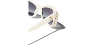 CHANEL CH 5481H women White Cat Eye Sunglasses