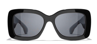 CHANEL CH 5483 women Black Rectangle Sunglasses