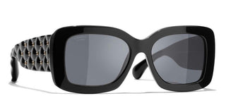 CHANEL CH 5483 women Black Rectangle Sunglasses