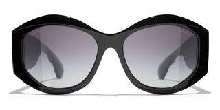 CHANEL CH 5486 women Black Geometric Sunglasses