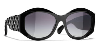 CHANEL CH 5486 women Black Geometric Sunglasses