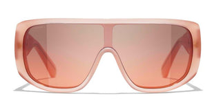 CHANEL CH 5495 women Orange Shield Sunglasses