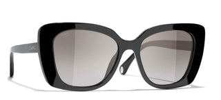 CHANEL CH 5504 women Black Rectangle Sunglasses