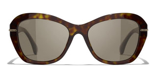 CHANEL CH 5510 women Havana Butterfly Sunglasses