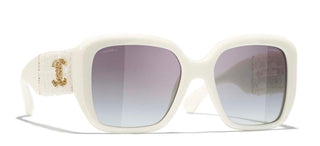 CHANEL CH 5512 women White Visor Sunglasses