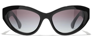 CHANEL CH 5513 women Black Butterfly Sunglasses