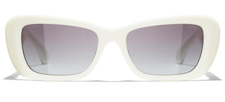 CHANEL CH 5514 women White Rectangle Sunglasses