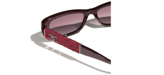 CHANEL CH 5514 women Red Rectangle Sunglasses