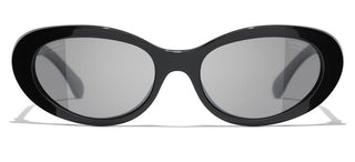 CHANEL CH 5515 women Black Oval Sunglasses