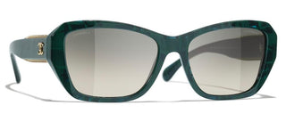 CHANEL CH 5516 women Green Butterfly Sunglasses