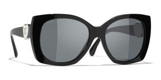 CHANEL CH 5519 women Black Square Sunglasses