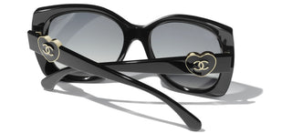 CHANEL CH 5519 women Black Square Sunglasses