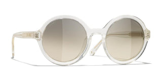 CHANEL CH 5522U women Transparent Round Sunglasses