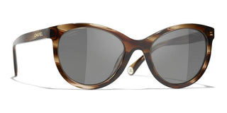 CHANEL CH 5523U women Brown Pantos Sunglasses