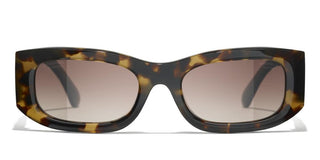 CHANEL CH 5525 women Brown Rectangle Sunglasses