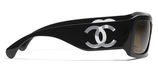 CHANEL CH 5526 women Black Rectangle Sunglasses