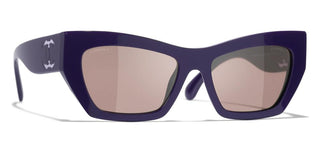 CHANEL CH 5527 women Violet Cat Eye Sunglasses