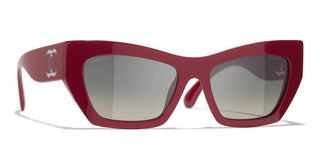 CHANEL CH 5527 women Red Cat Eye Sunglasses