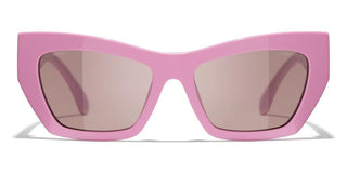 CHANEL CH 5527 women Pink Cat Eye Sunglasses