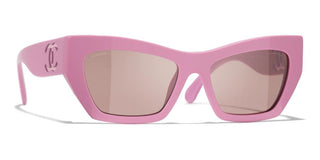 CHANEL CH 5527 women Pink Cat Eye Sunglasses