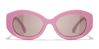 CHANEL CH 5528 women Pink Oval Sunglasses