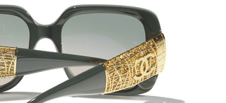 CHANEL CH 5532 women Green Visor Sunglasses