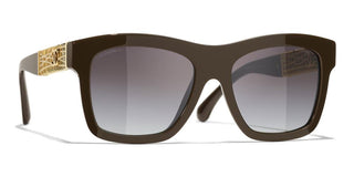 CHANEL CH 5533 women Brown Squared Sunglasses