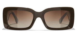 CHANEL CH 5534 women Brown Visor Sunglasses