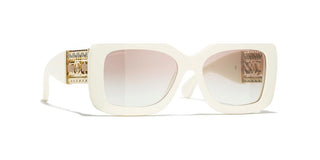 CHANEL CH 5535Q women White Sunglasses