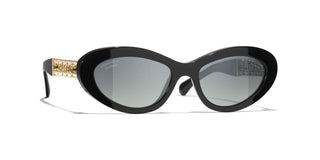 CHANEL CH 5538Q women Black Cat Eye Sunglasses