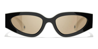 CHANEL CH 6056 women Black Cat Eye Sunglasses