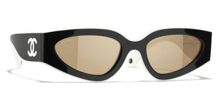 CHANEL CH 6056 women Black Cat Eye Sunglasses