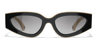 CHANEL CH 6056 women Black Cat Eye Sunglasses