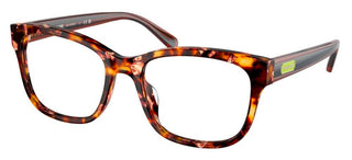 Coach CH 6197U women Havana Geometric Eyeglasses