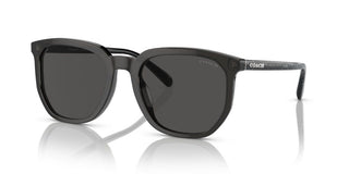 Coach CI911 HC 8384U men Grey Geometric Sunglasses