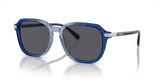 Coach CI912 HC 8383U men Blue Squared Sunglasses