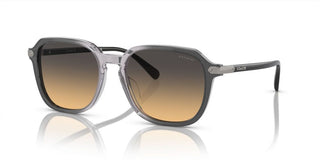 Coach CI912 HC 8383U men Grey Squared Sunglasses