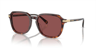 Coach CI912 HC 8383U men Brown Squared Sunglasses