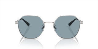 Coach CI915 HC 7155 men Silver Geometric Sunglasses