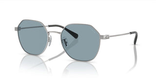 Coach CI915 HC 7155 men Silver Geometric Sunglasses