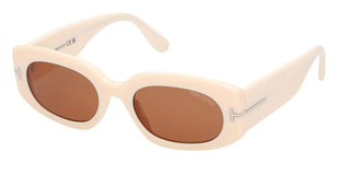 Tom Ford CIELLE FT1187 unisex White Oval Sunglasses