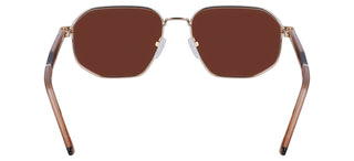 Calvin Klein CK23102S men Gold Geometric Sunglasses